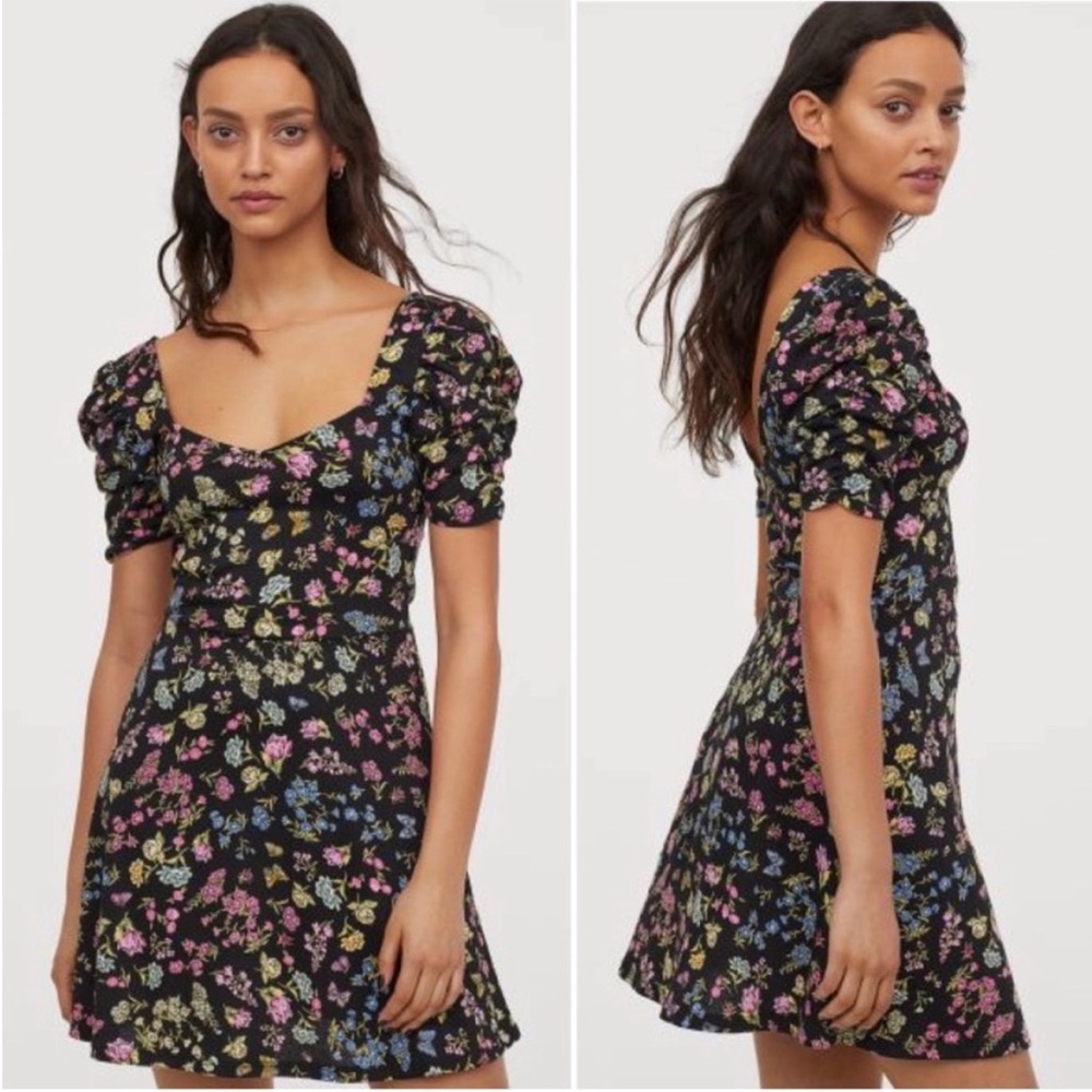 H&M x TO ALL THE BOYS I'VE LOVED BEFORE - PUFF SLEEVED DRESS